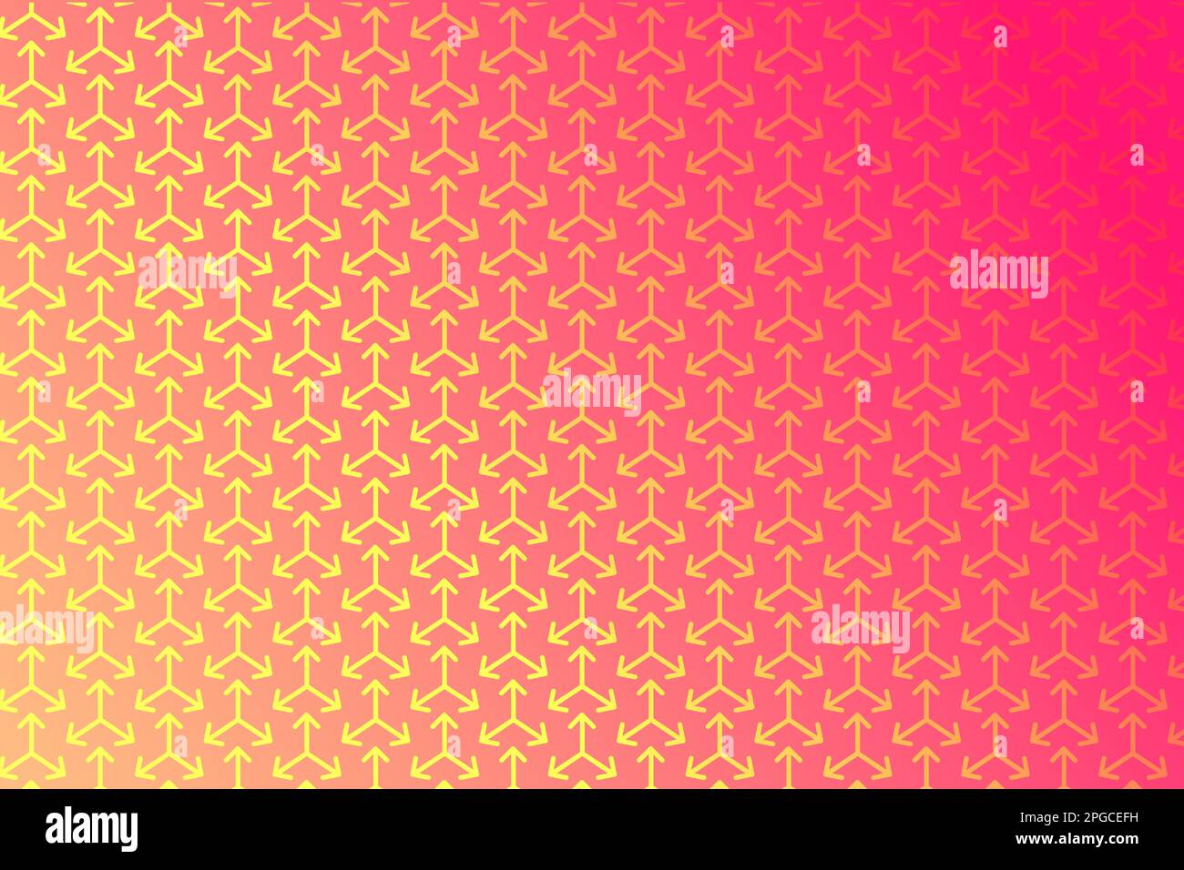 Pattern with geometric elements in pink-gold tones. Gradient abstract background vector Stock Vector