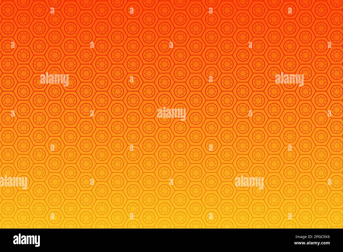 Pattern with geometric elements in yellow-orange tones. Abstract gradient background vector Stock Vector