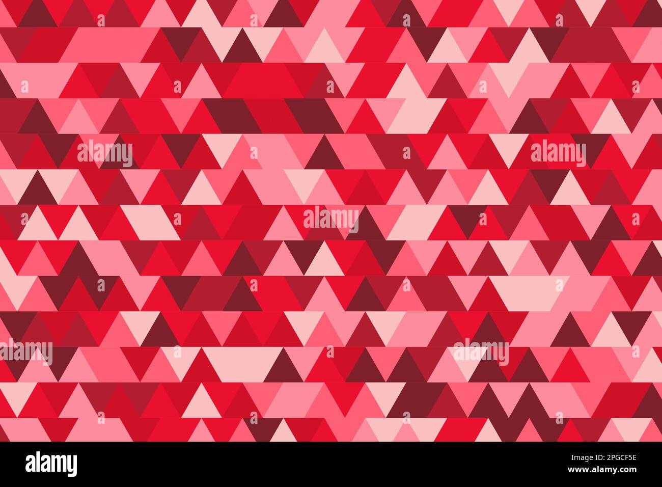 Pattern with patterned geometric elements in gradient red tones. vector abstract background for design Stock Vector