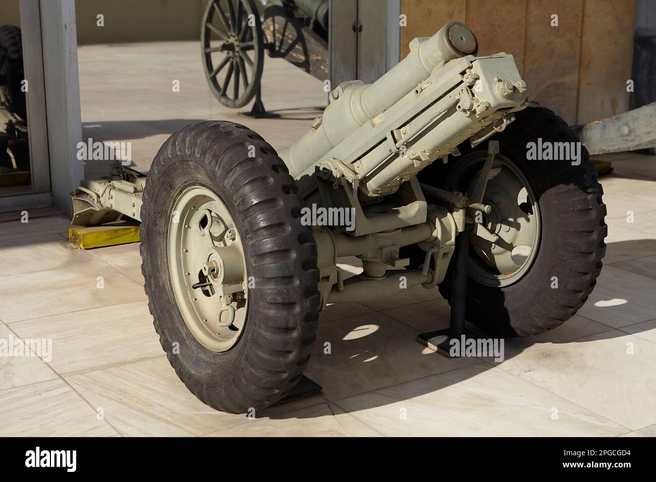 qf 3.7inch mountain howitzer Stock Photo Alamy