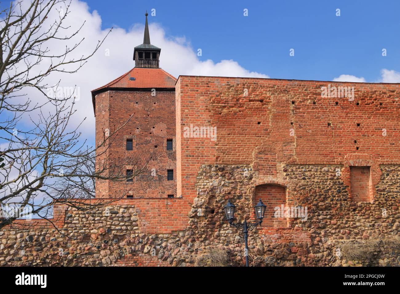 Beeskow castle, federal state Brandenburg - Germany Stock Photo