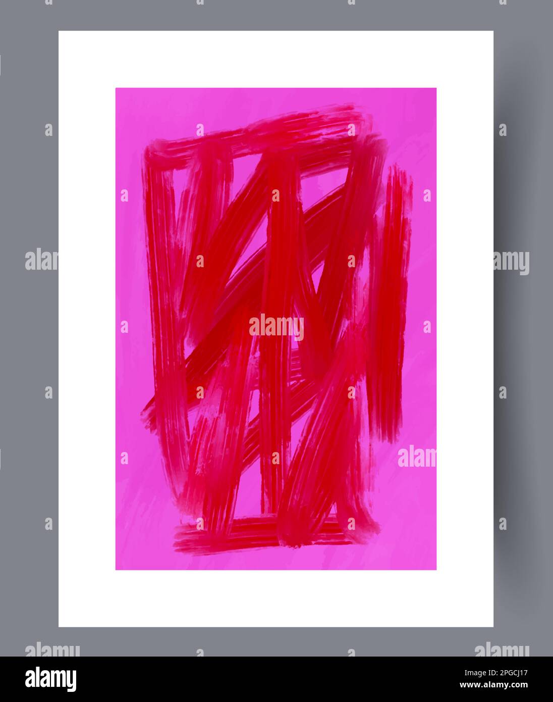 Abstract smears bohemian lines wall art print Stock Vector Image & Art ... image.