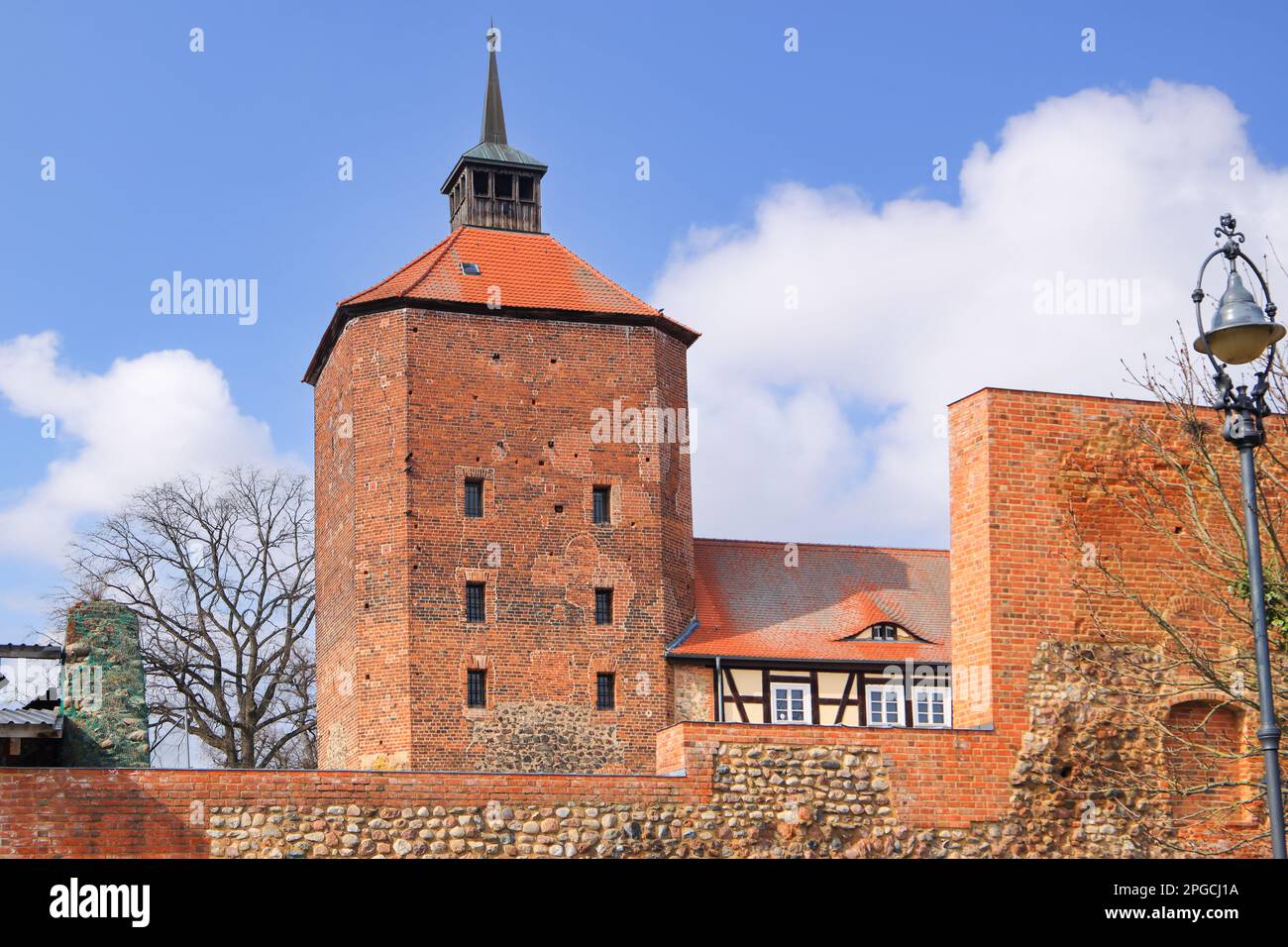 Beeskow castle, federal state Brandenburg - Germany Stock Photo