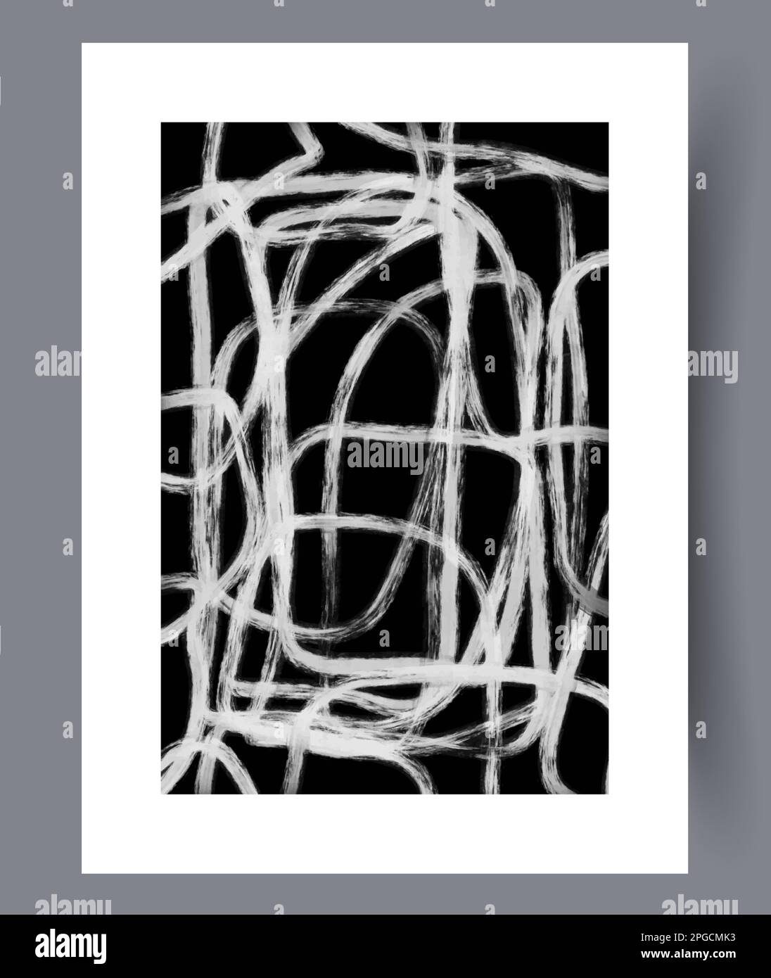 Band poster on wall Stock Vector Images - Alamy