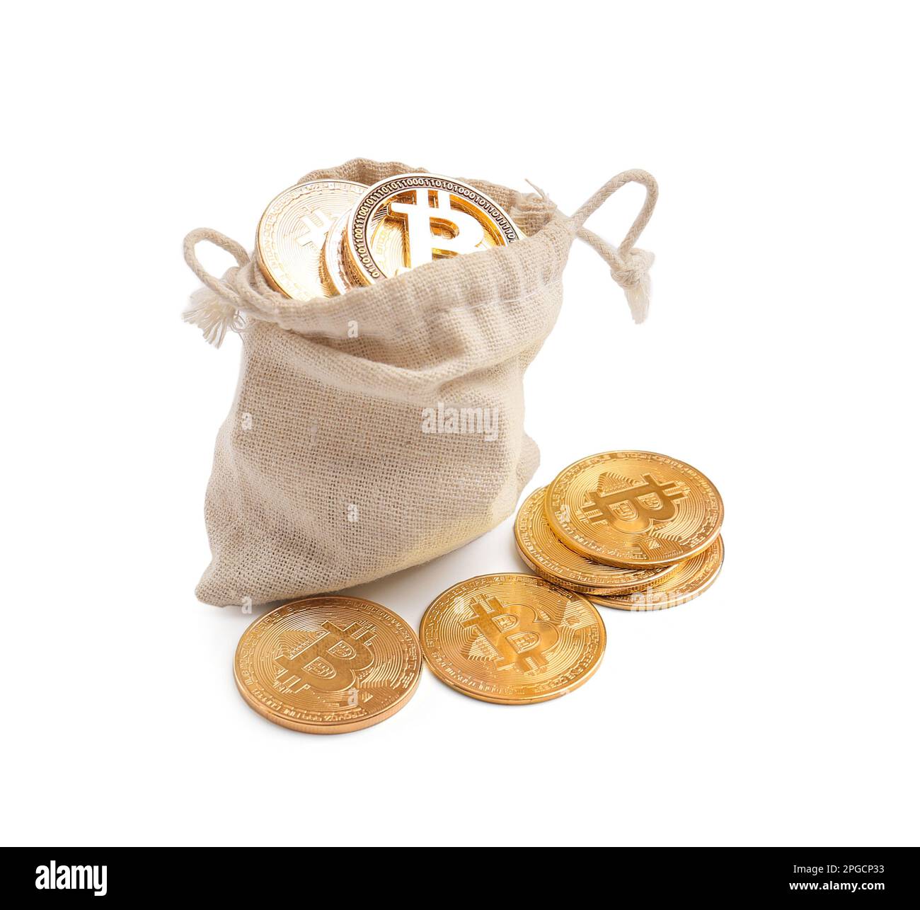 Money bag bitcoin hi-res stock photography and images - Alamy