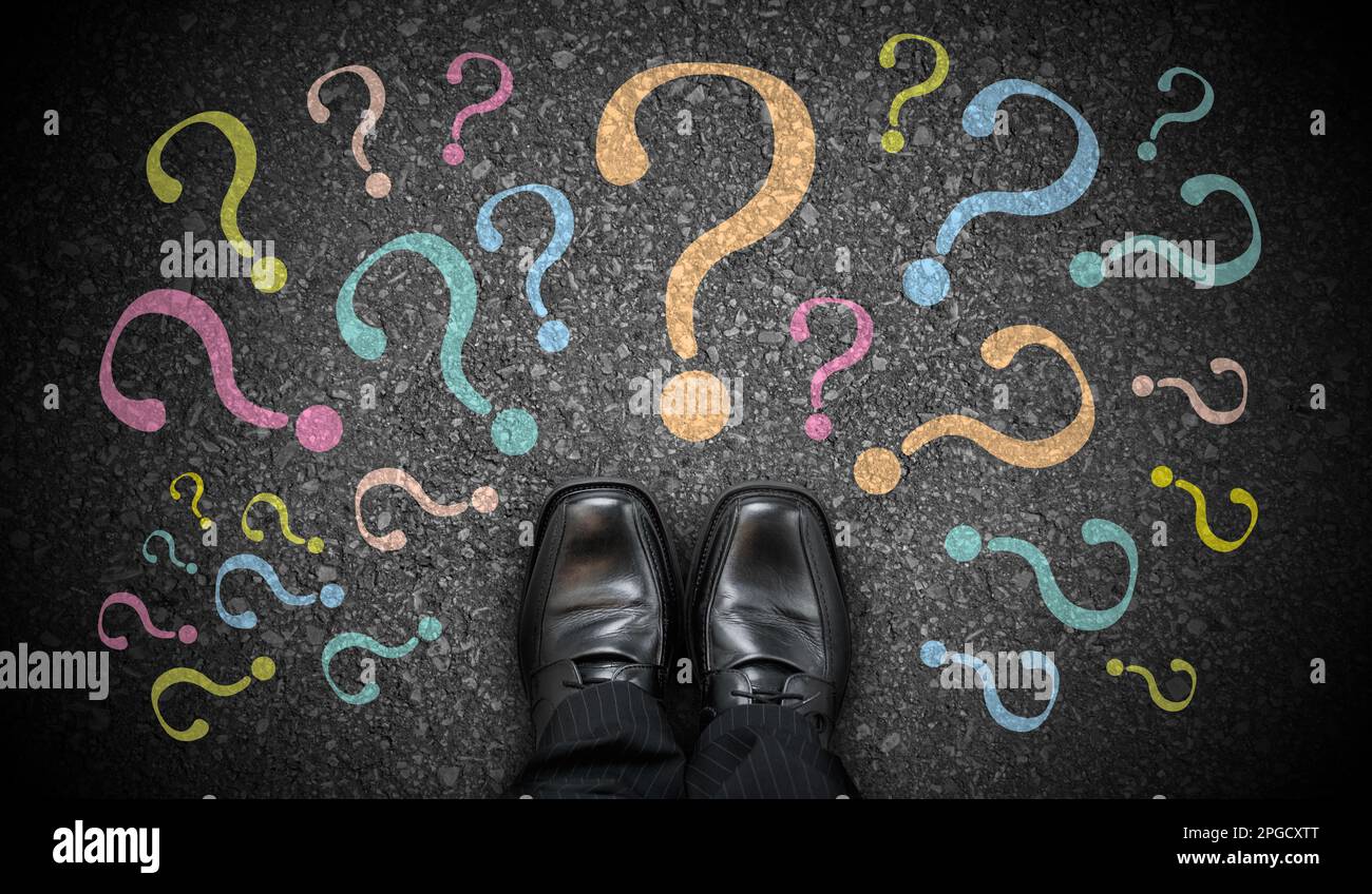 Colorful question marks hi-res stock photography and images - Alamy