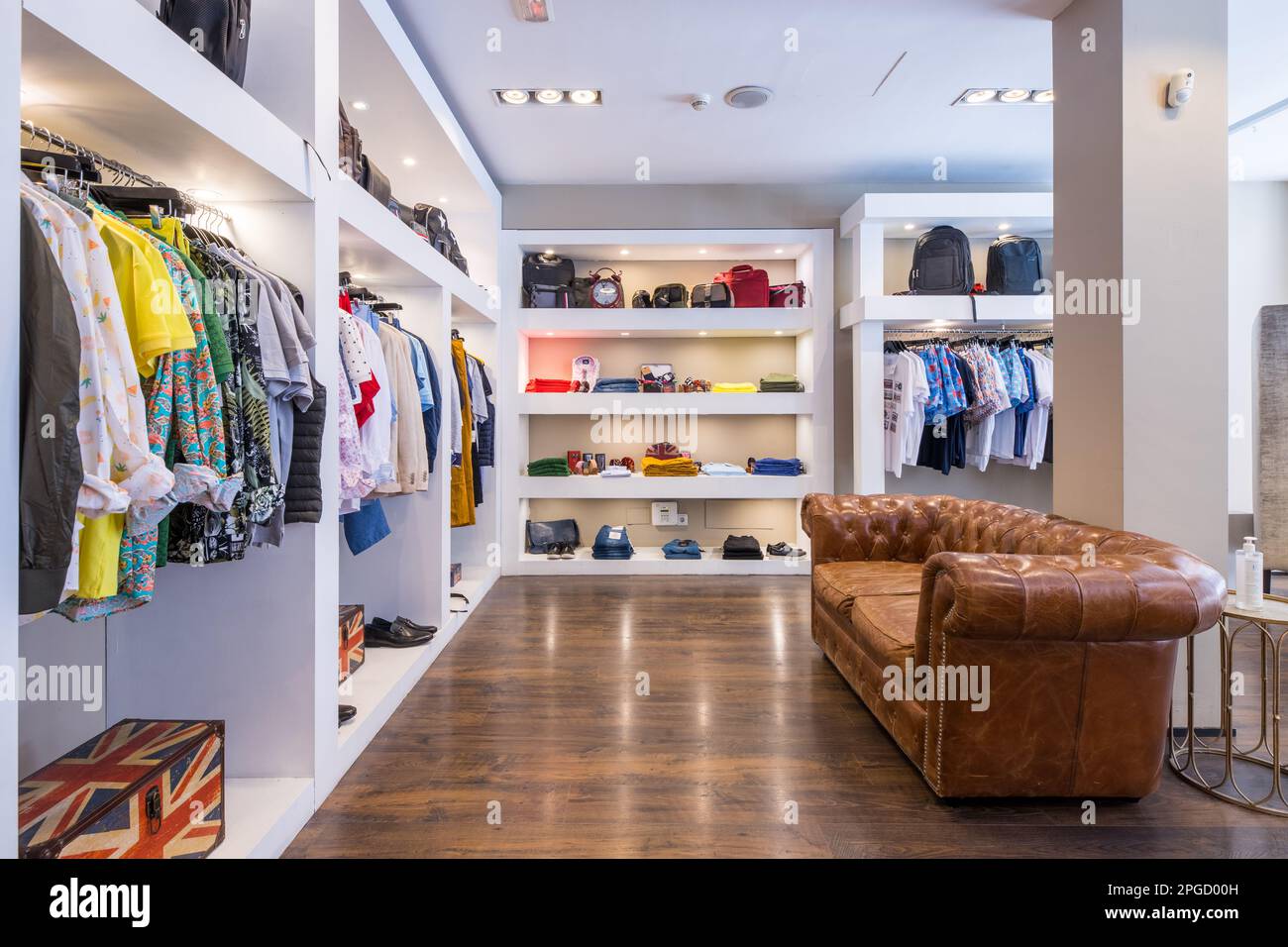 women s clothes shop interior trendy clothing Mallorca Spain