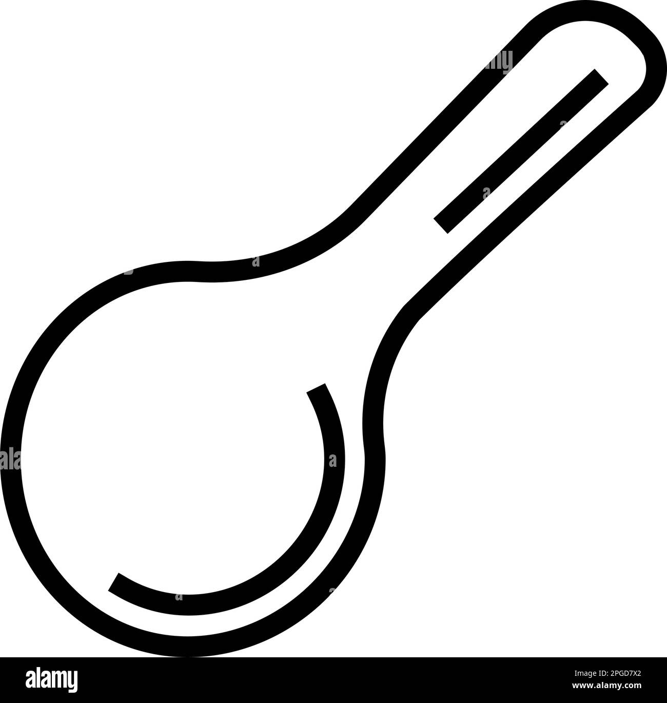 spoon rest home interior line icon vector illustration Stock Vector