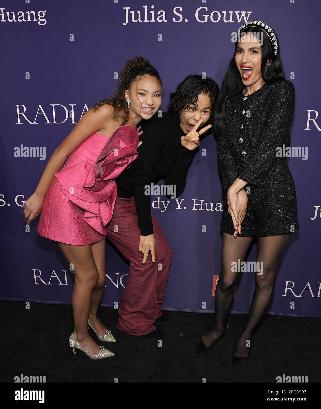 (L-R) Faith Bryant, Sean Lew and Elodie Yung at the CAPE Presents