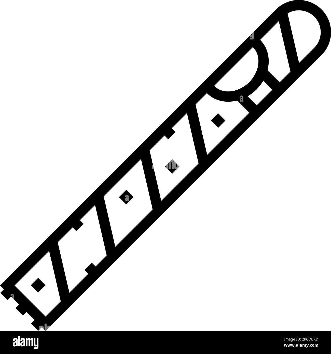 cigar nicotine tobacco line icon vector illustration Stock Vector Image ...