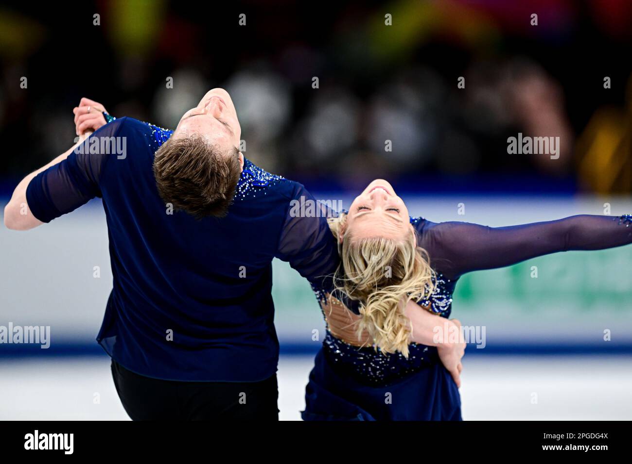 Lydia SMART & Harry MATTICK (GBR), during Pairs Short Program, at the