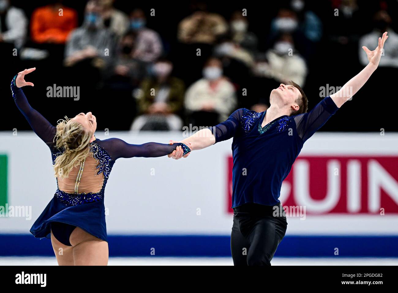 Lydia SMART & Harry MATTICK (GBR), during Pairs Short Program, at the