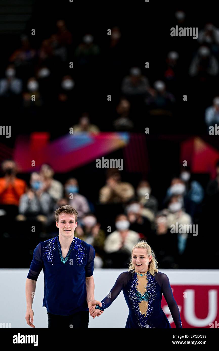 Lydia SMART & Harry MATTICK (GBR), during Pairs Short Program, at the