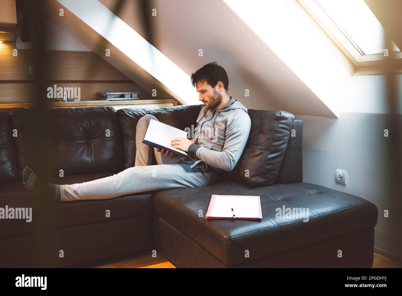 Sweatpants at work hi-res stock photography and images - Alamy