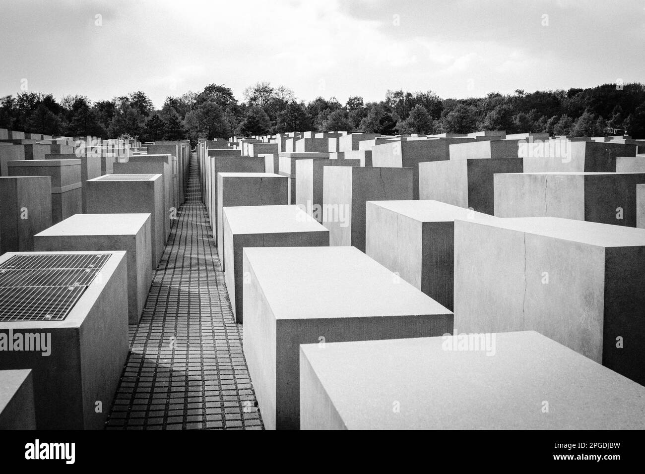 Holocaust-Mahnmal Stock Photo