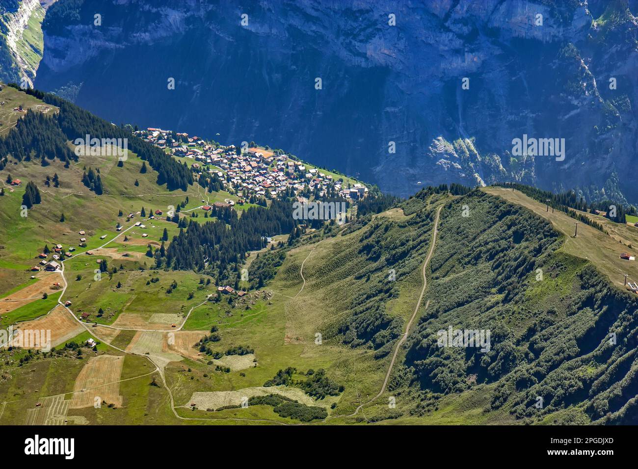 Panoramic swiss alps mountain hi-res stock photography and images - Alamy