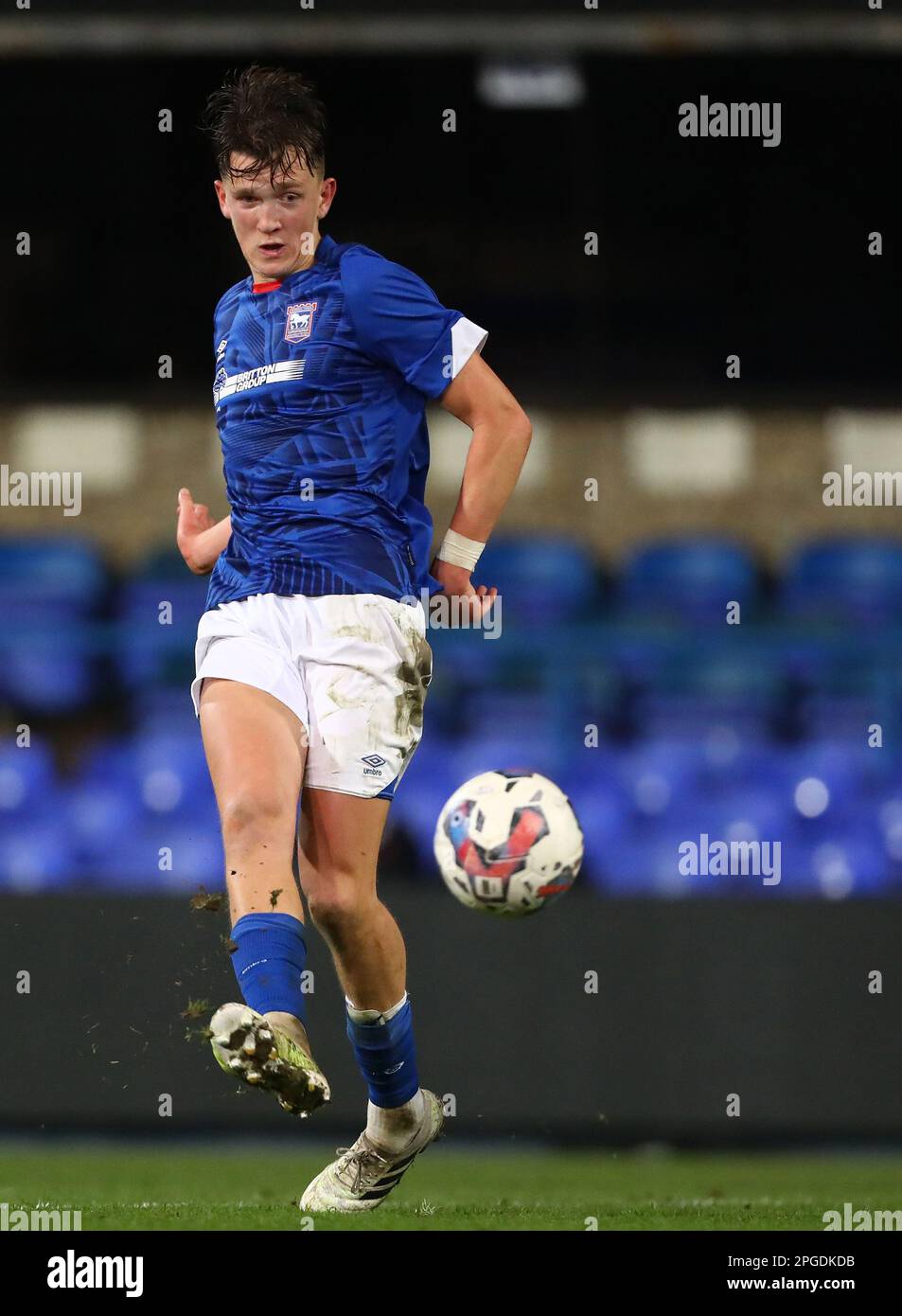Finley Barbrook of Ipswich Town - Ipswich Town v West Ham United, FA Youth Cup Sixth Round, Portman Road, Ipswich, UK - 22nd February 2023 Stock Photo