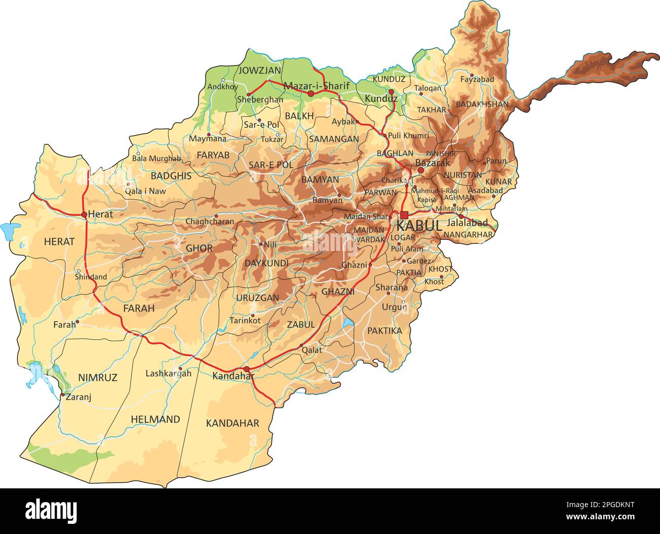 Afghanistan Physical Characteristics