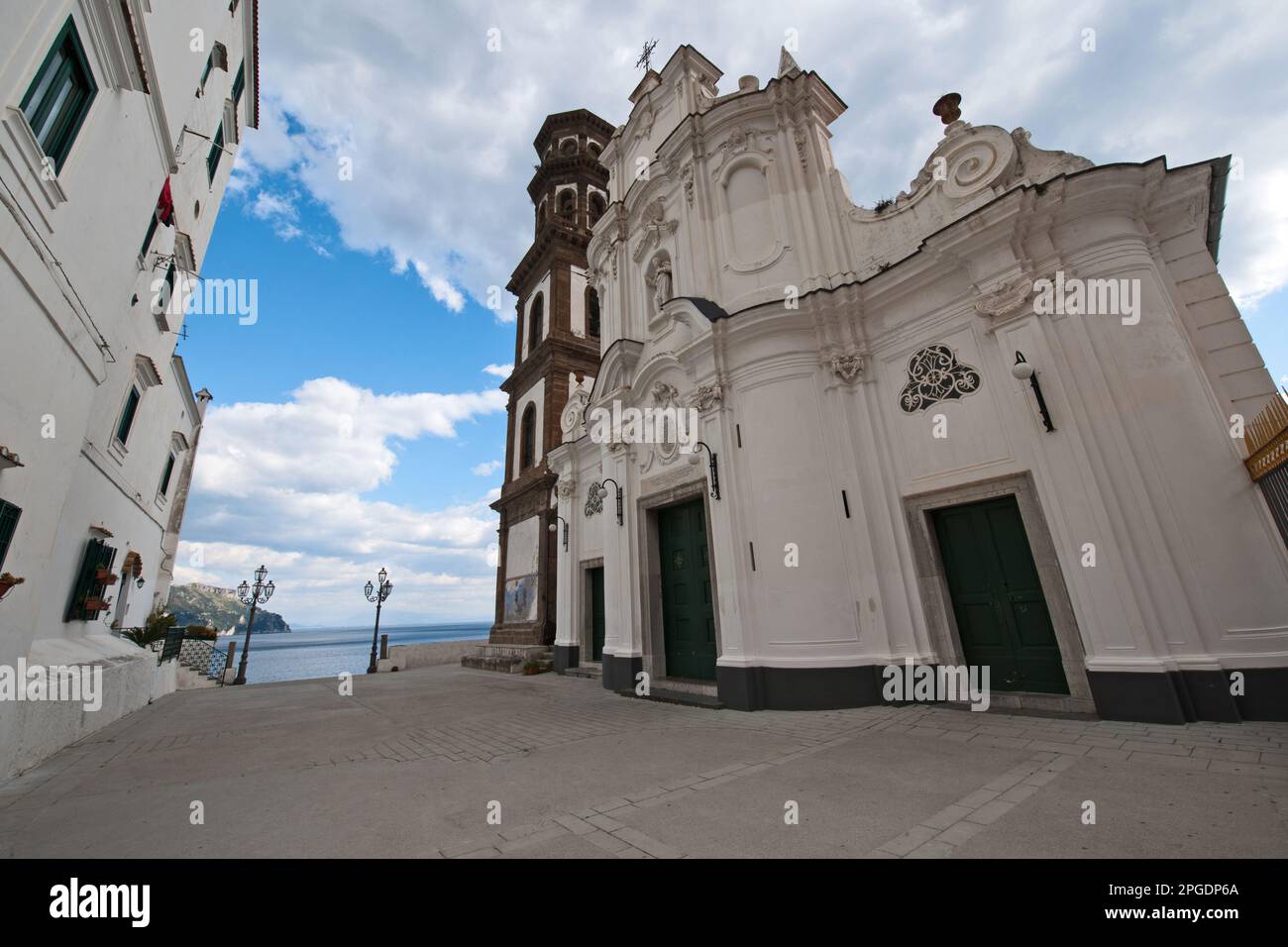 collegiata di santa maria maddalena, atrani, costa amalfitana, salerno