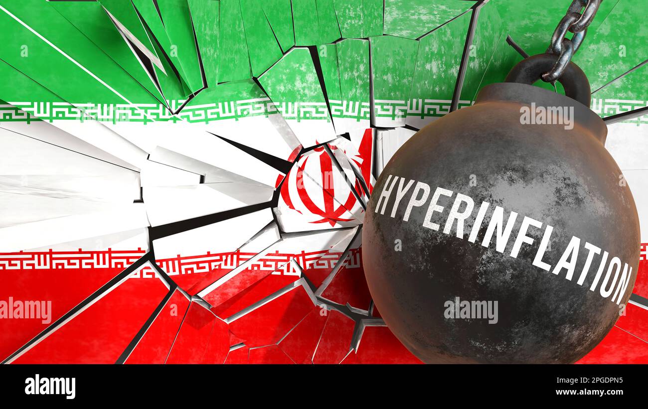 Iran and Hyperinflation that destroys the country and wrecks the