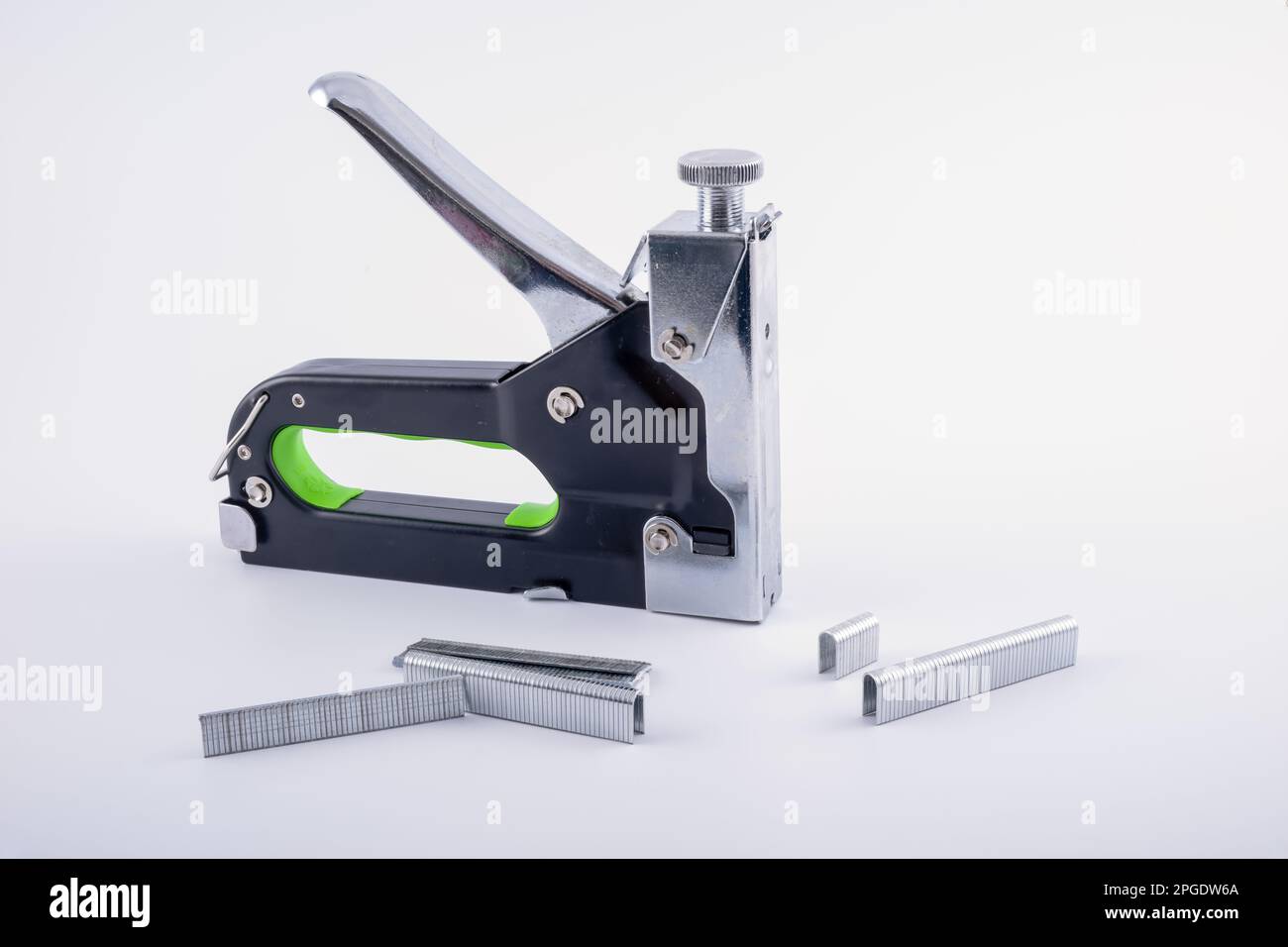Industrial and home mechanical Stapler and brad gun with a range of