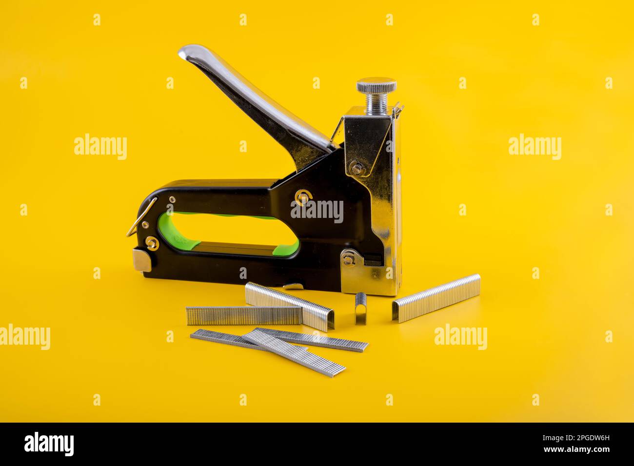 Industrial and home mechanical Stapler and brad gun with a range of