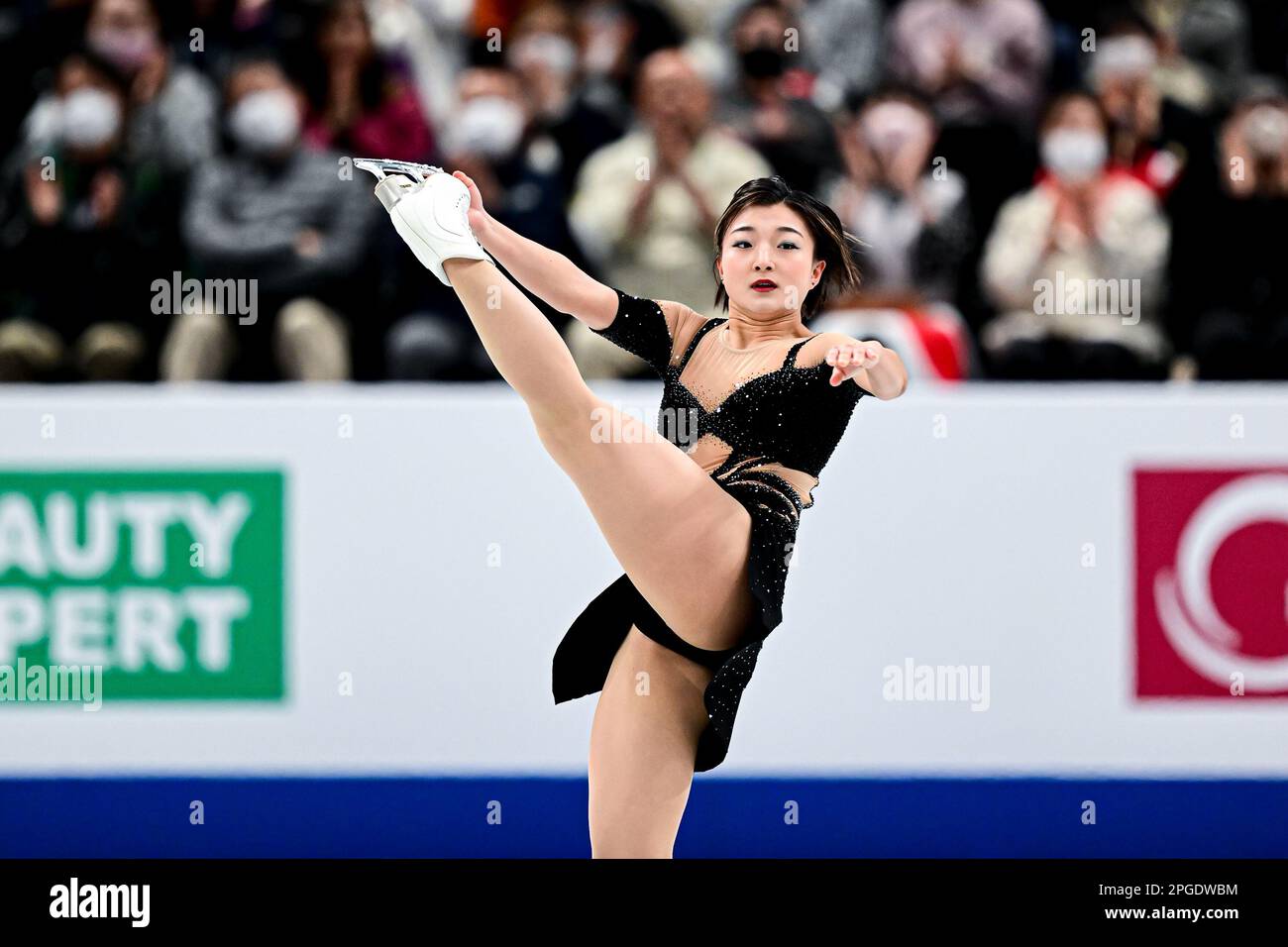 Kaori SAKAMOTO (JPN), during Women Short Program, at the ISU World