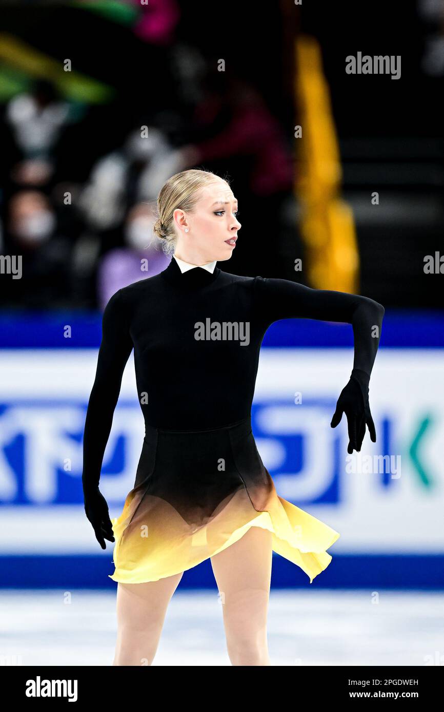 Bradie TENNELL (USA), during Women Short Program, at the ISU World