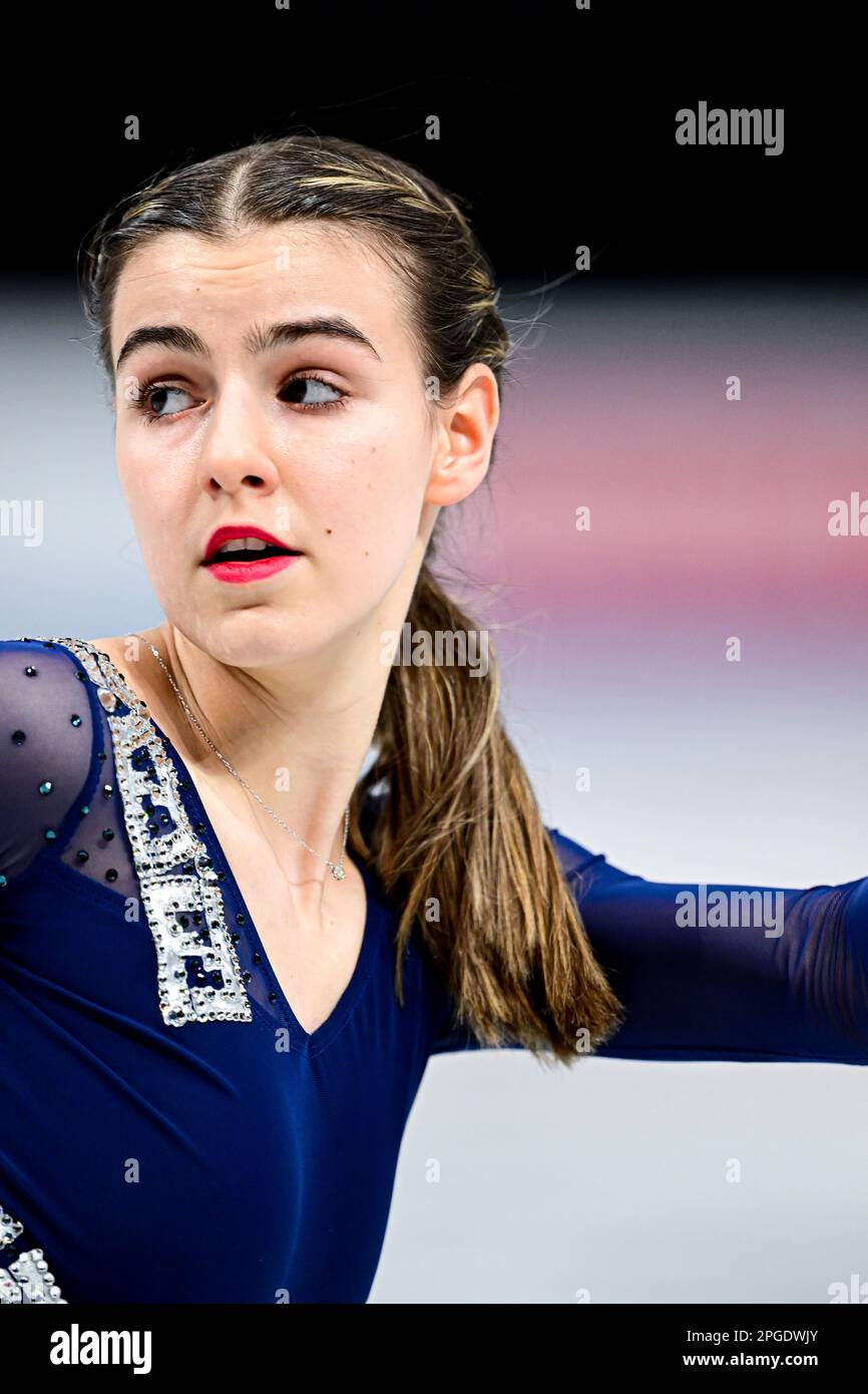 Ema DOBOSZOVA (SVK), during Women Short Program, at the ISU World