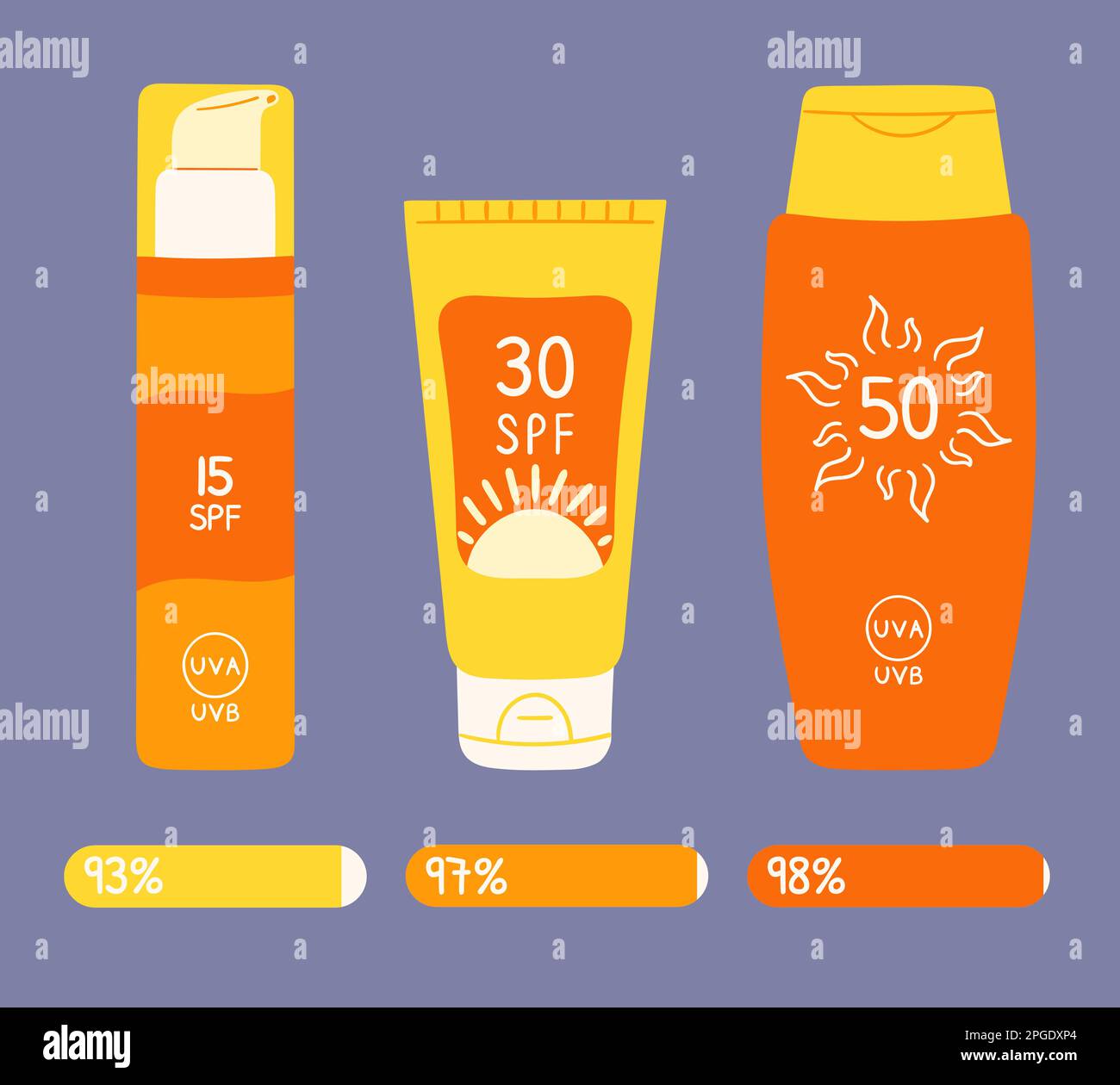 Tanning lotion Stock Vector Images Alamy