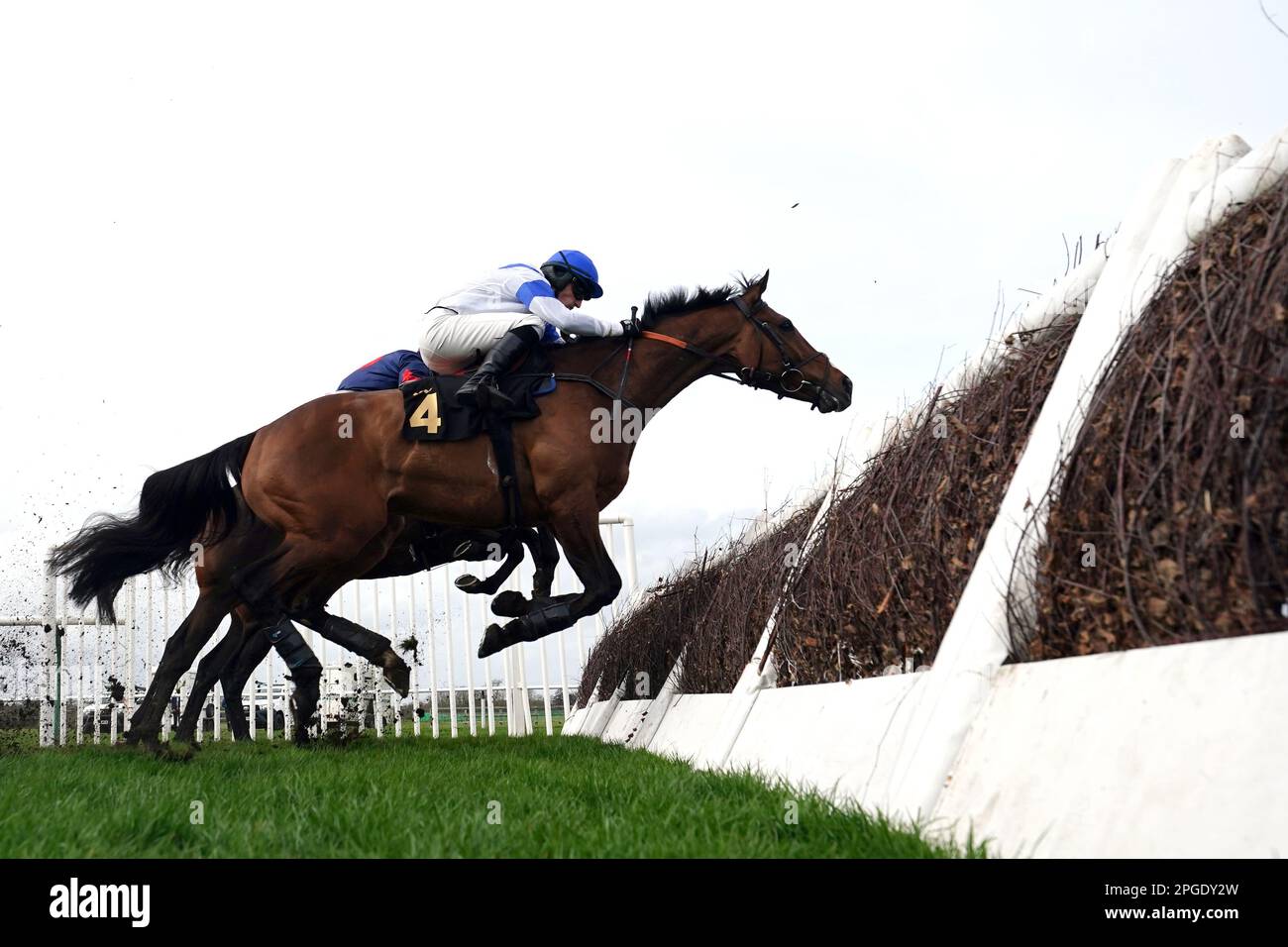 Garcon Dargent ridden by jockey Chris Ward during the Join Racing TV