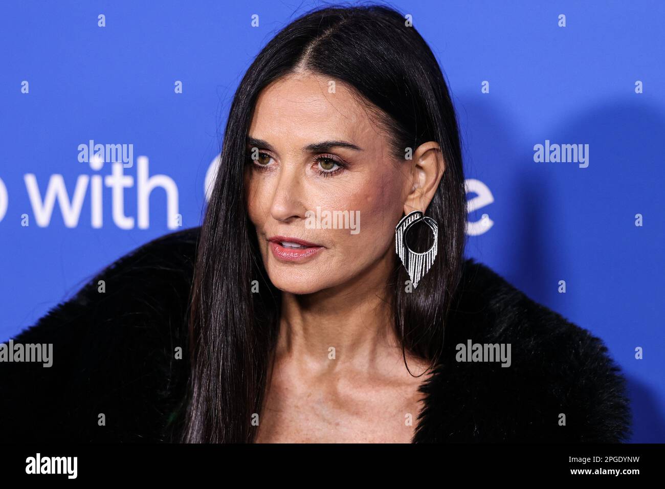 HOLLYWOOD, LOS ANGELES, CALIFORNIA, USA - MARCH 21: Demi Moore arrives