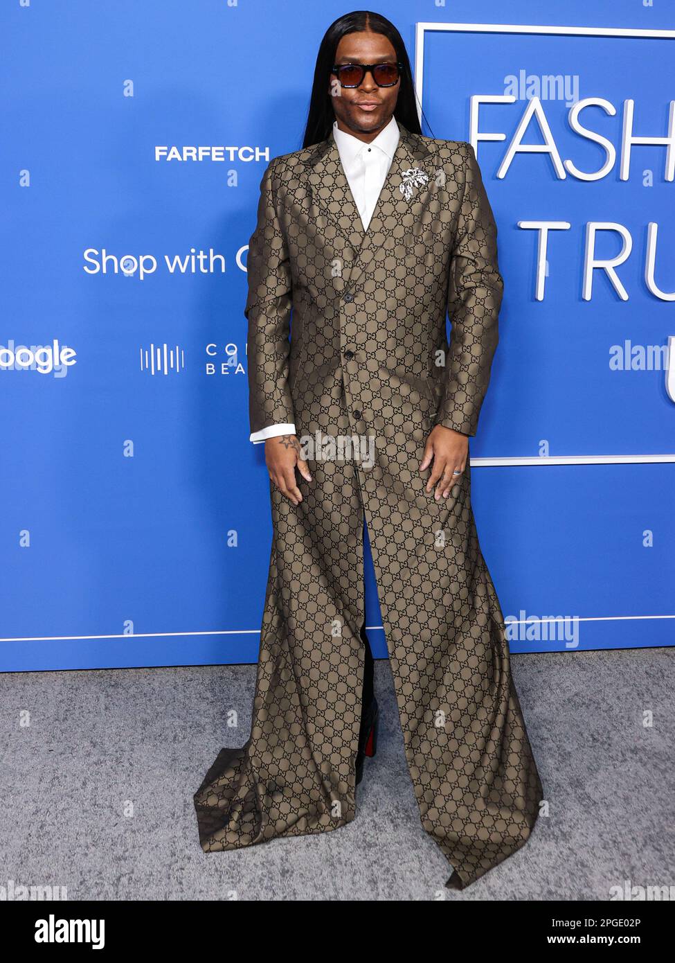 HOLLYWOOD, LOS ANGELES, CALIFORNIA, USA MARCH 21 Law Roach arrives