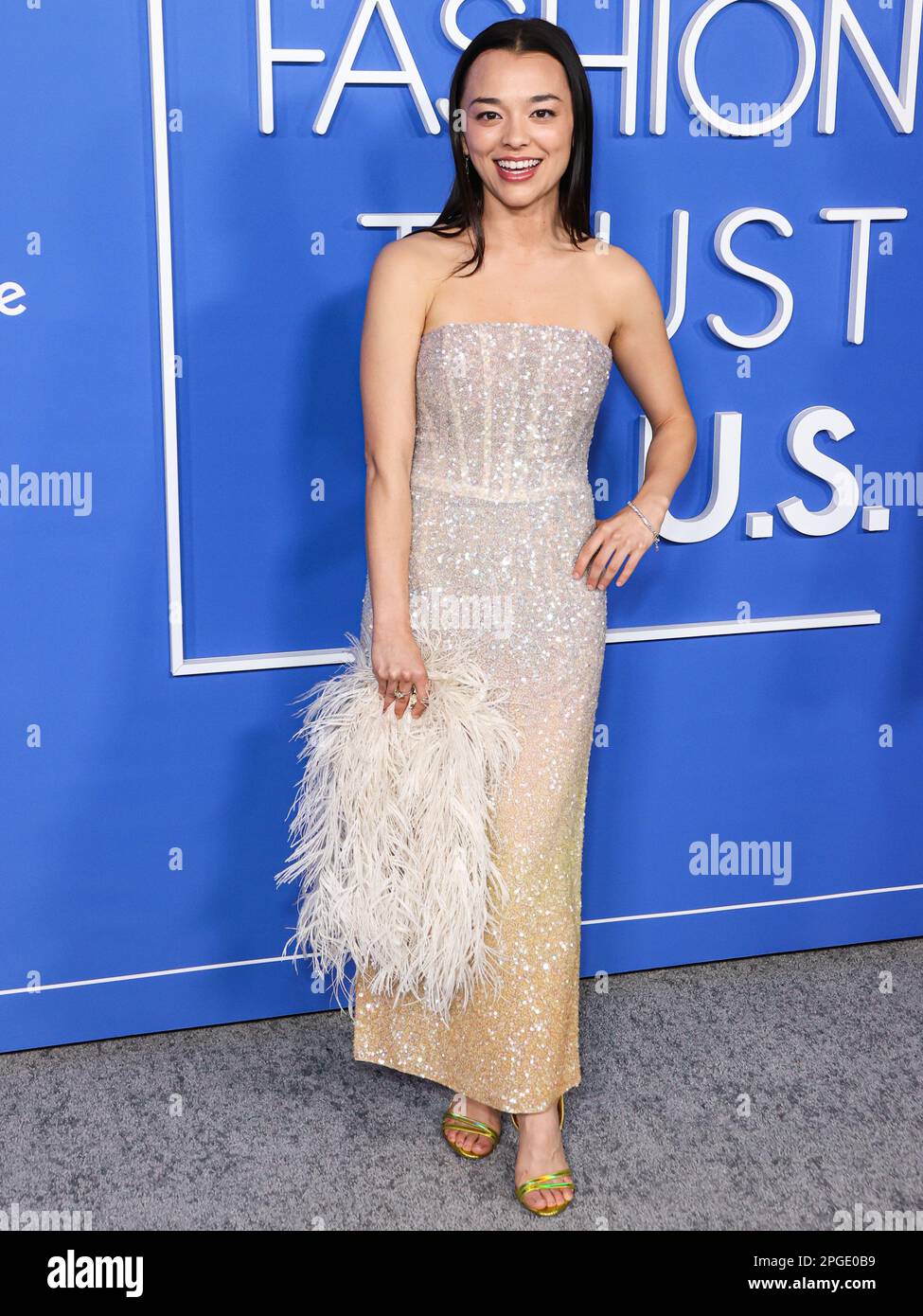 Hollywood, United States. 21st Mar, 2023. HOLLYWOOD, LOS ANGELES, CALIFORNIA, USA - MARCH 21: Midori Francis arrives at the Fashion Trust U.S. Awards 2023 held at Goya Studios on March 21, 2023 in Hollywood, Los Angeles, California, United States. (Photo by Xavier Collin/Image Press Agency) Credit: Image Press Agency/Alamy Live News Stock Photo