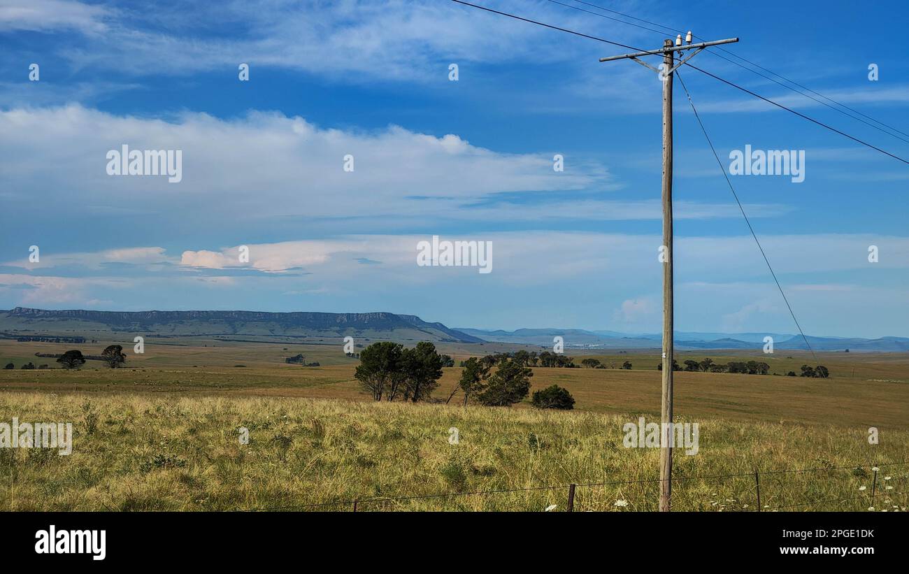 Landscape on the countryside near Hogsback in South Africa Stock Photo ...
