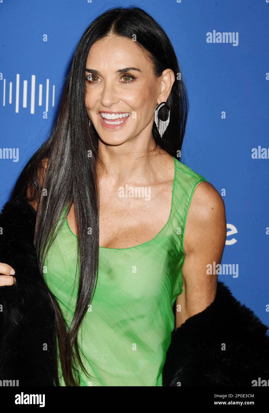 LOS ANGELES, CALIFORNIA - MARCH 21: Demi Moore attends the Fashion
