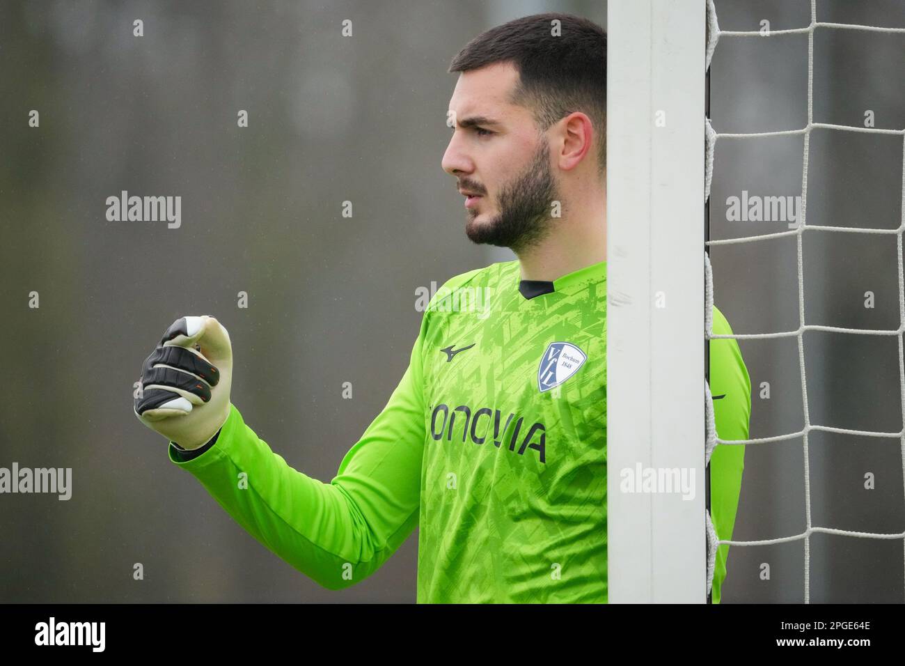 Hengelo, Netherlands. 22nd Mar, 2023. HENGELO, NETHERLANDS - MARCH 22:  Myron Bostdorp of FC Twente looks on during the International Club Friendly  match between FC Twente and VFL Bochum at Trainingscomplex Hengelo