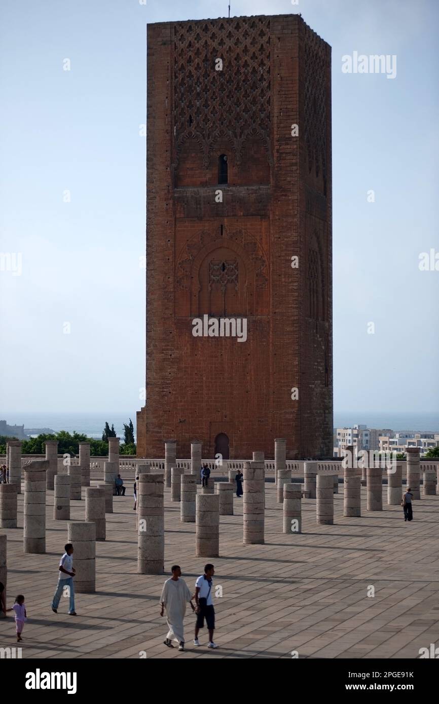 torre di hassan, rabat, marocco, magreb, africa Stock Photo Alamy