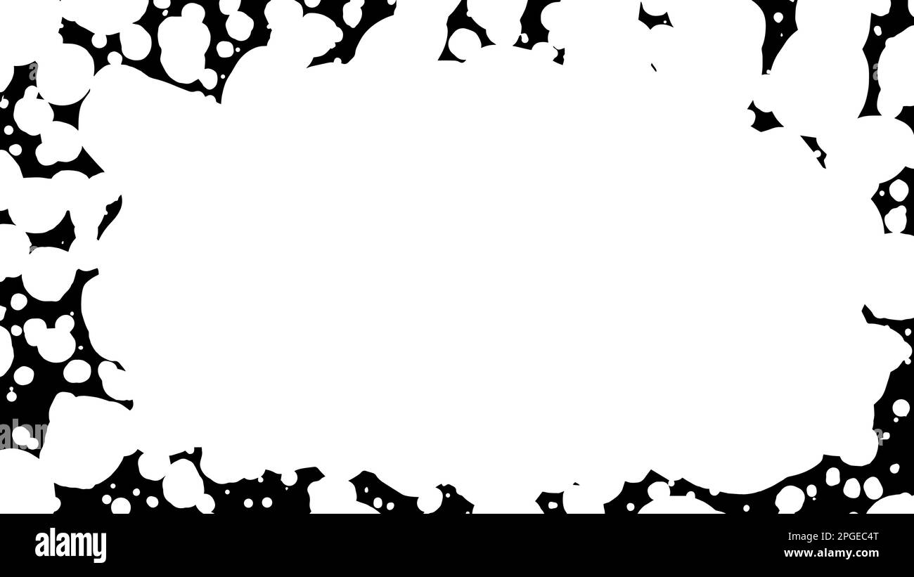 Abstract snow texture on black background. Winter design concept with