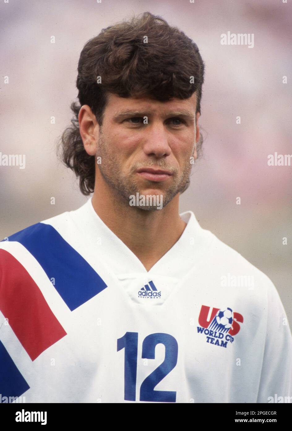 Vereinigte Staaten. 22nd Mar, 2023. firo, 06/13/1993 archive picture, archive photo, archive, archive photos football, soccer, US-CUP, cup, in, the USA USA - Germany 3:4 Jeff Agoos, half figure, portrait Credit: dpa/Alamy Live News Stock Photo