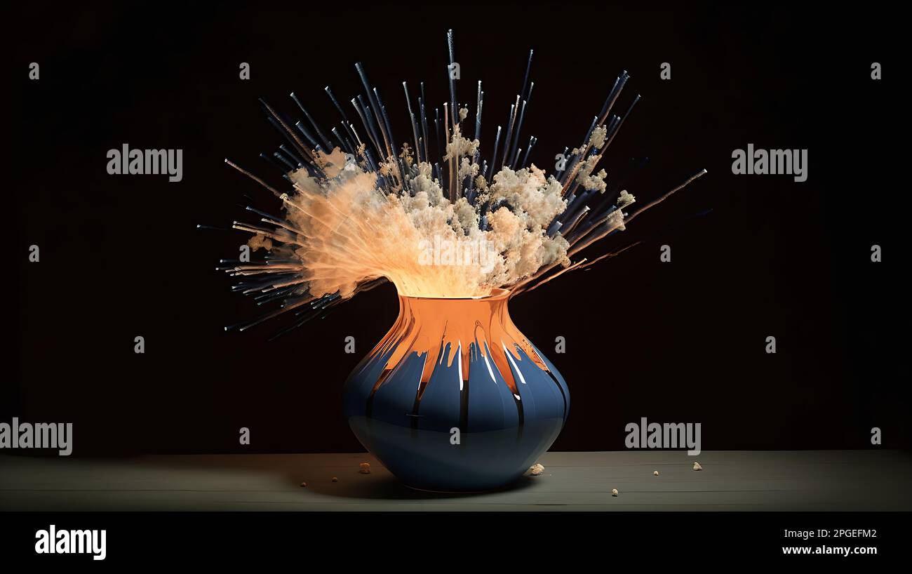 Exploding ceramic hi-res stock photography and images - Alamy