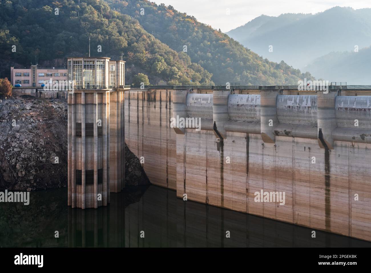 December 6, 2022, Vilanova de Sau, Catalonia, Spain The low level of