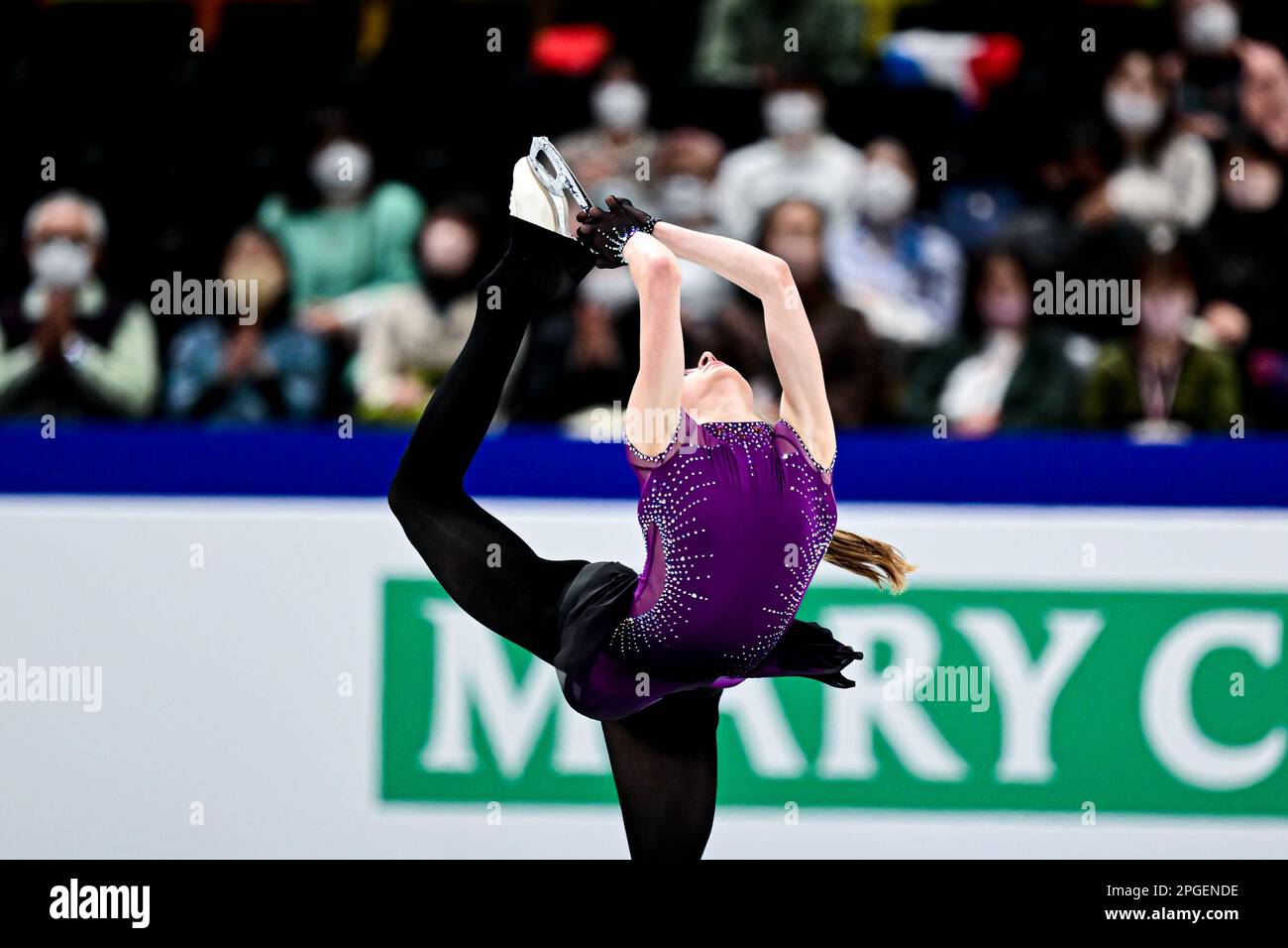 Lorine SCHILD (FRA), during Women Short Program, at the ISU World