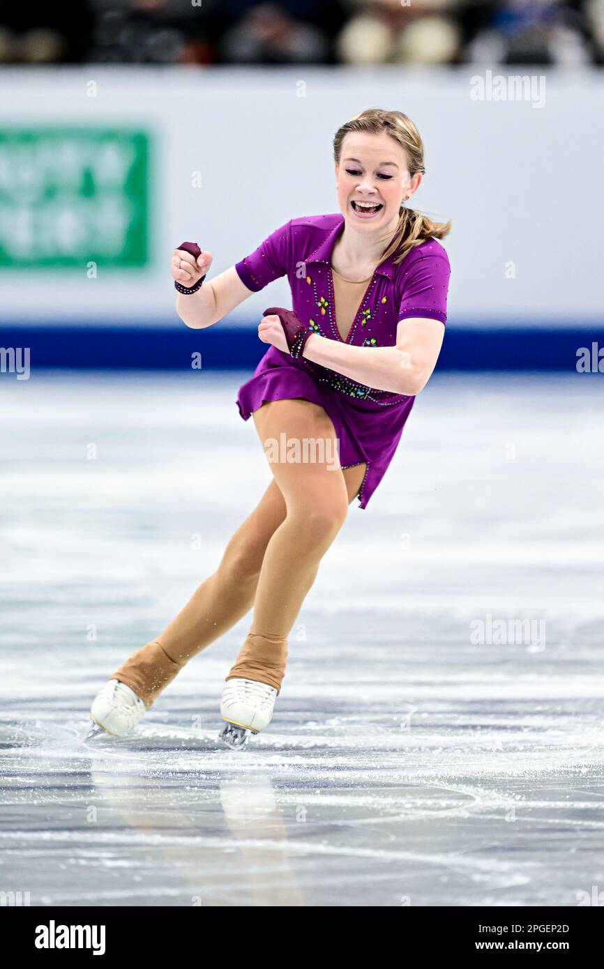 Ekaterina KURAKOVA (POL), during Women Short Program, at the ISU World