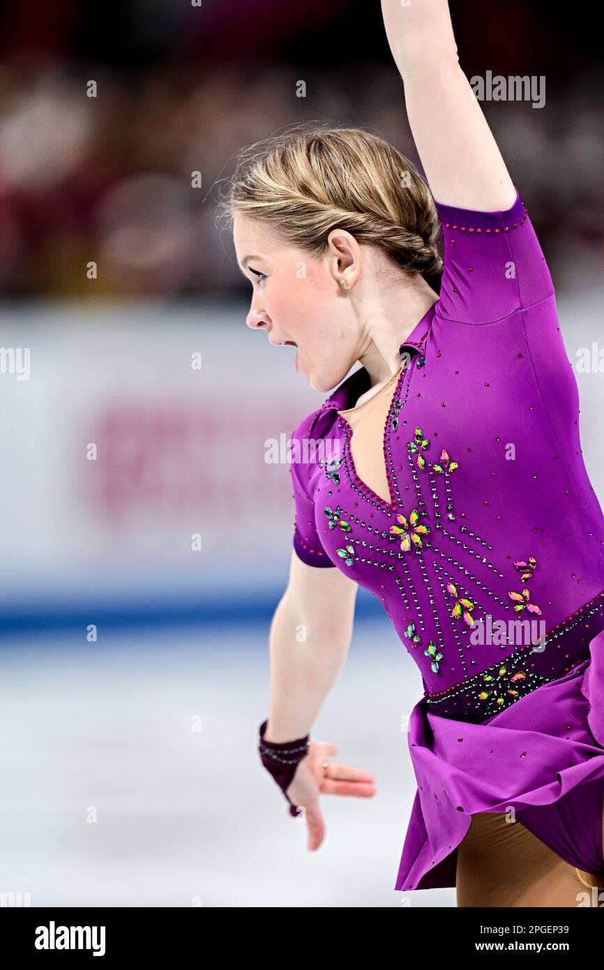 Ekaterina KURAKOVA (POL), during Women Short Program, at the ISU World