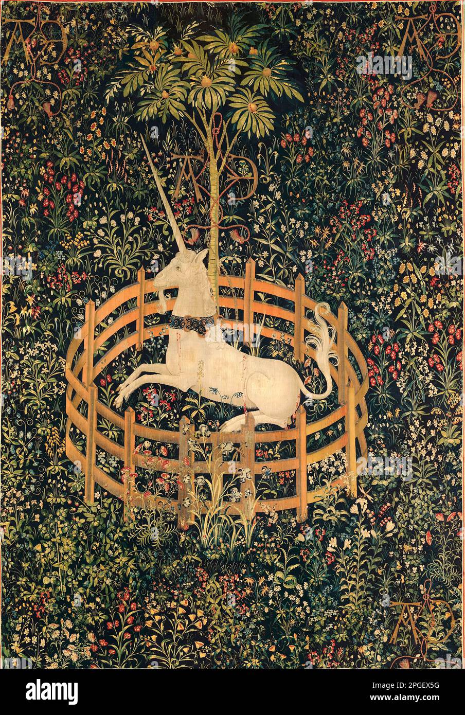 The Unicorn Rests in a Garden (from the Unicorn Tapestries) 14951505