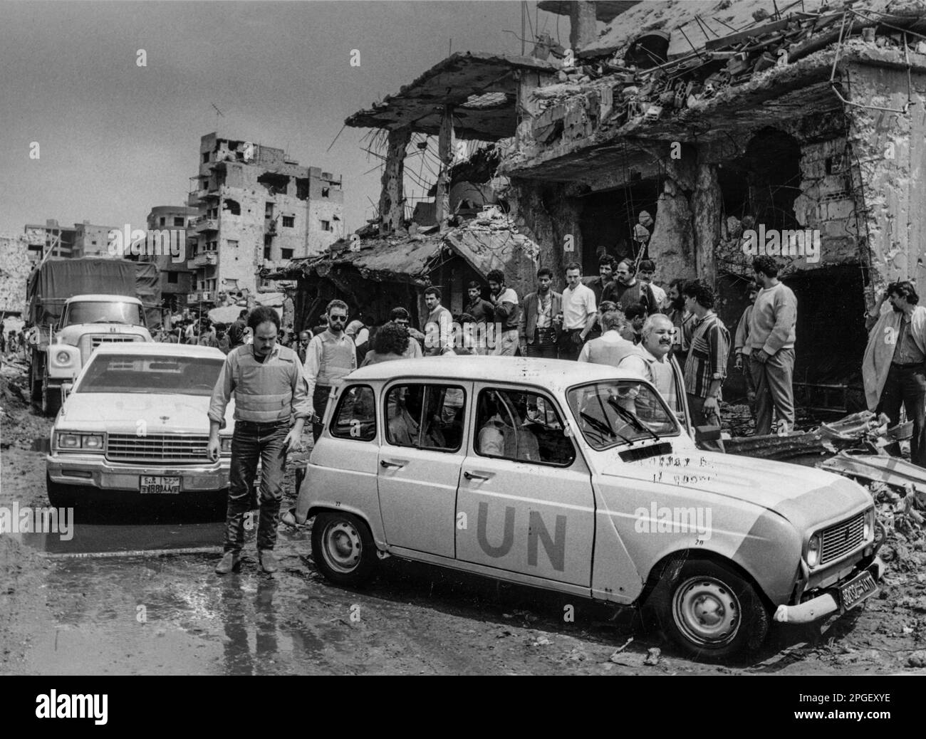 Libanon 1987, Beirut emergency relief to Shatila refugee camp by