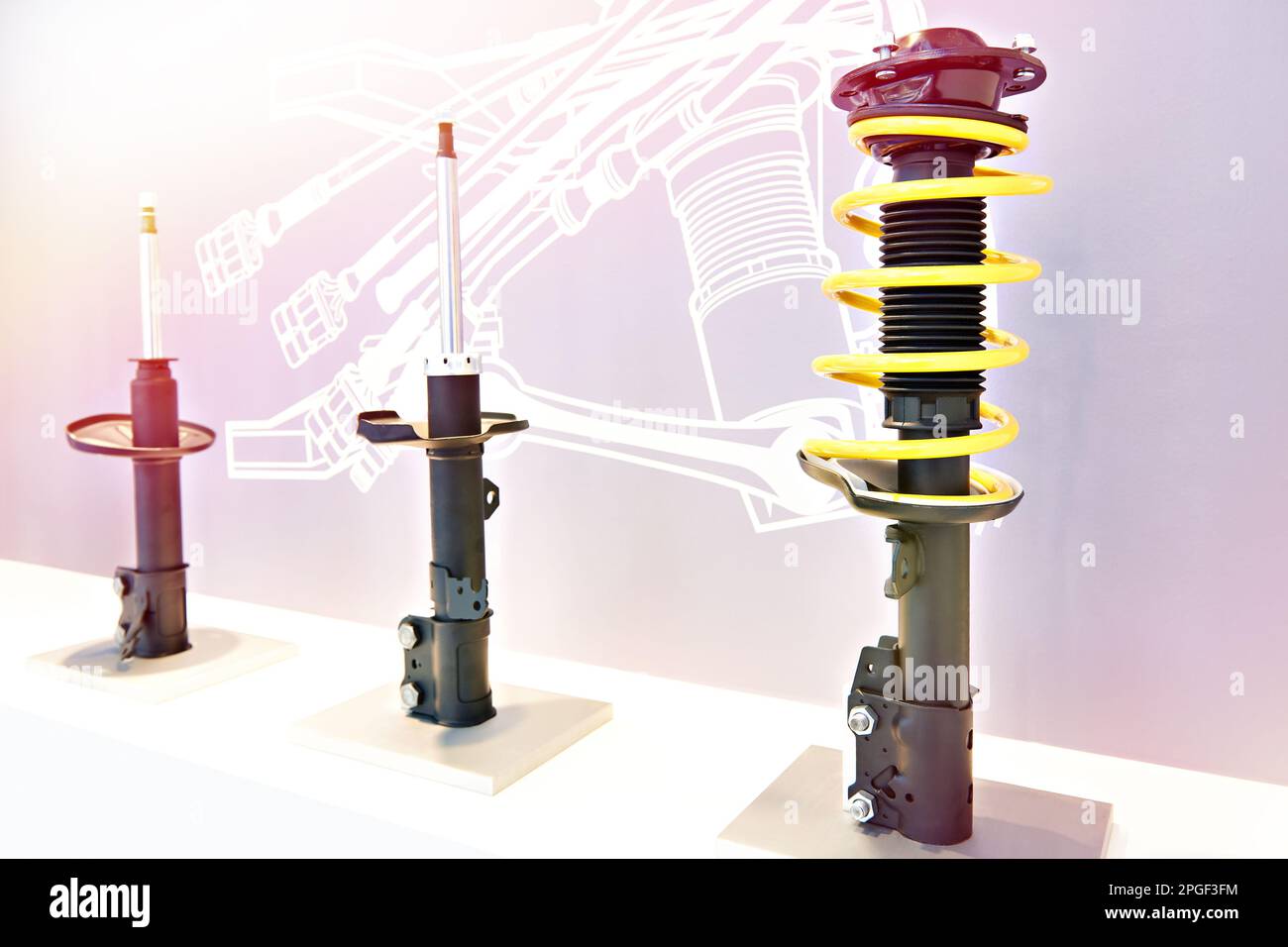 Shock absorbers for car in store Stock Photo Alamy