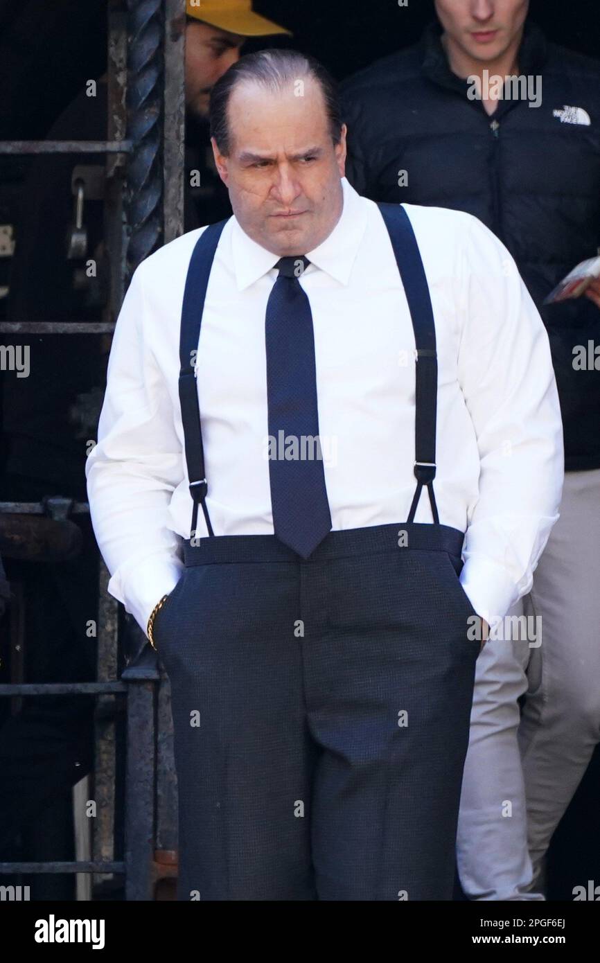 New York, NY, USA. 22nd Mar, 2023. Colin Farrell out and about for THE  PENGUIN Filming on Location in NYC, New York, NY March 22, 2023. Credit:  Kristin CallahanEverett CollectionAlamy Live News