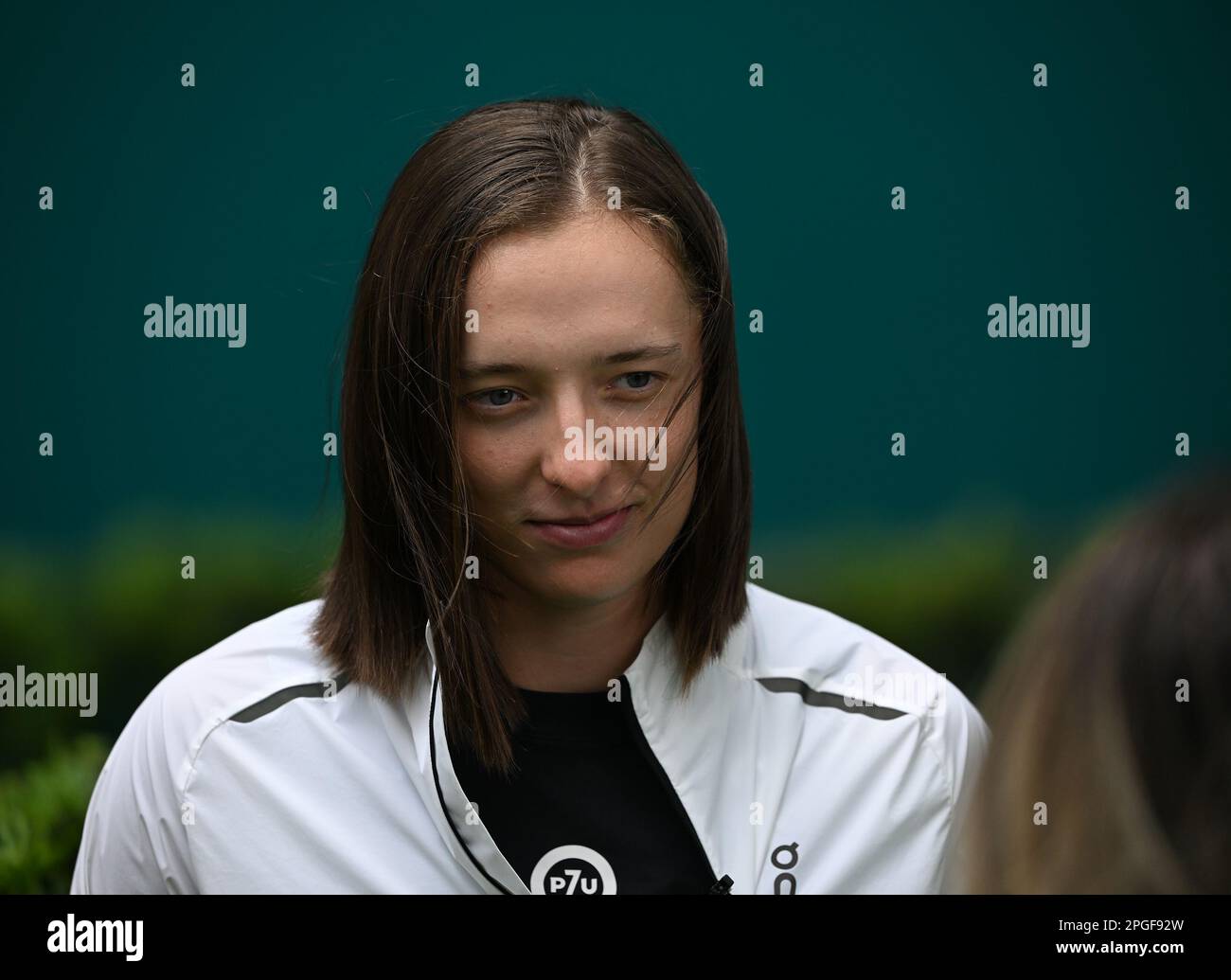 Miami Gardens FL, USA. 22nd Mar, 2023. Iga Swiatek withdraws from the 2023 Miami Open at Hard